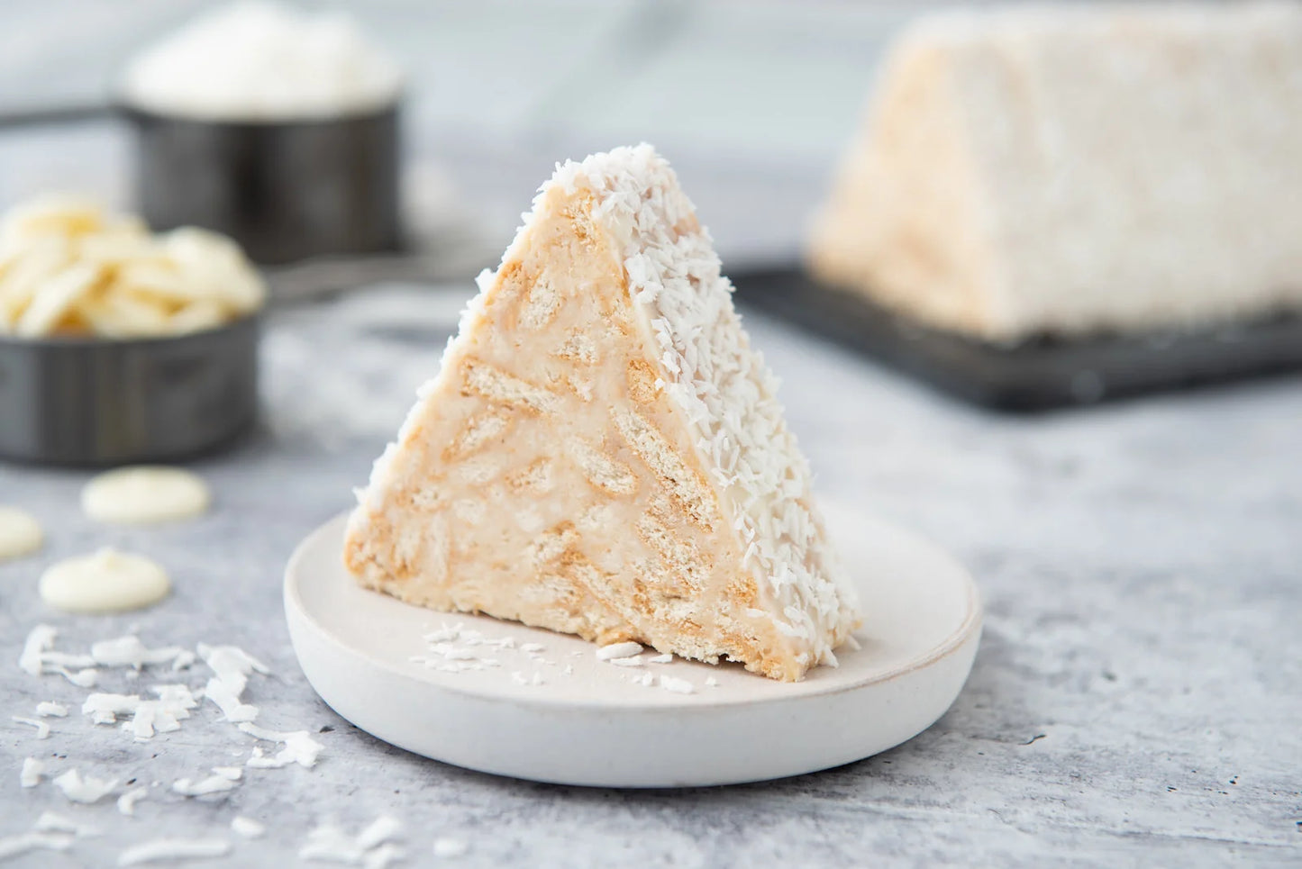 White Chocolate Mosaic Cake