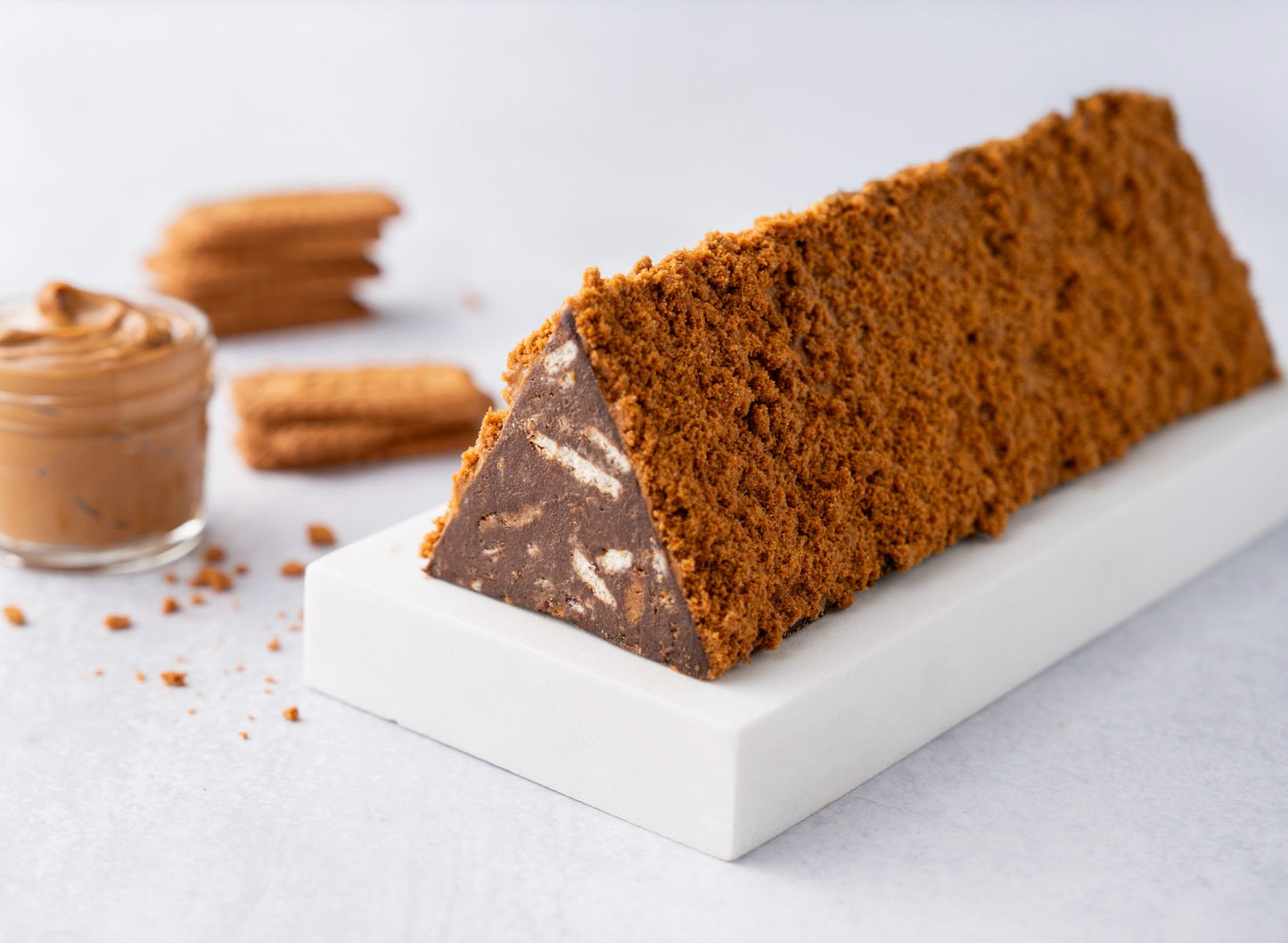 Biscoff Mosaic Cake