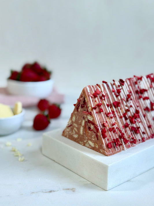 Strawberry Mosaic Cake