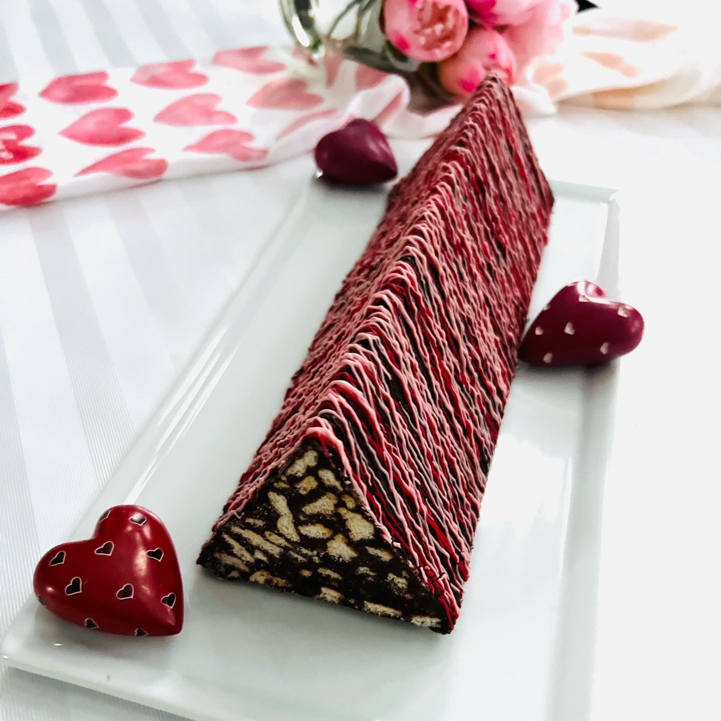 Valentine's Day Mosaic Cake