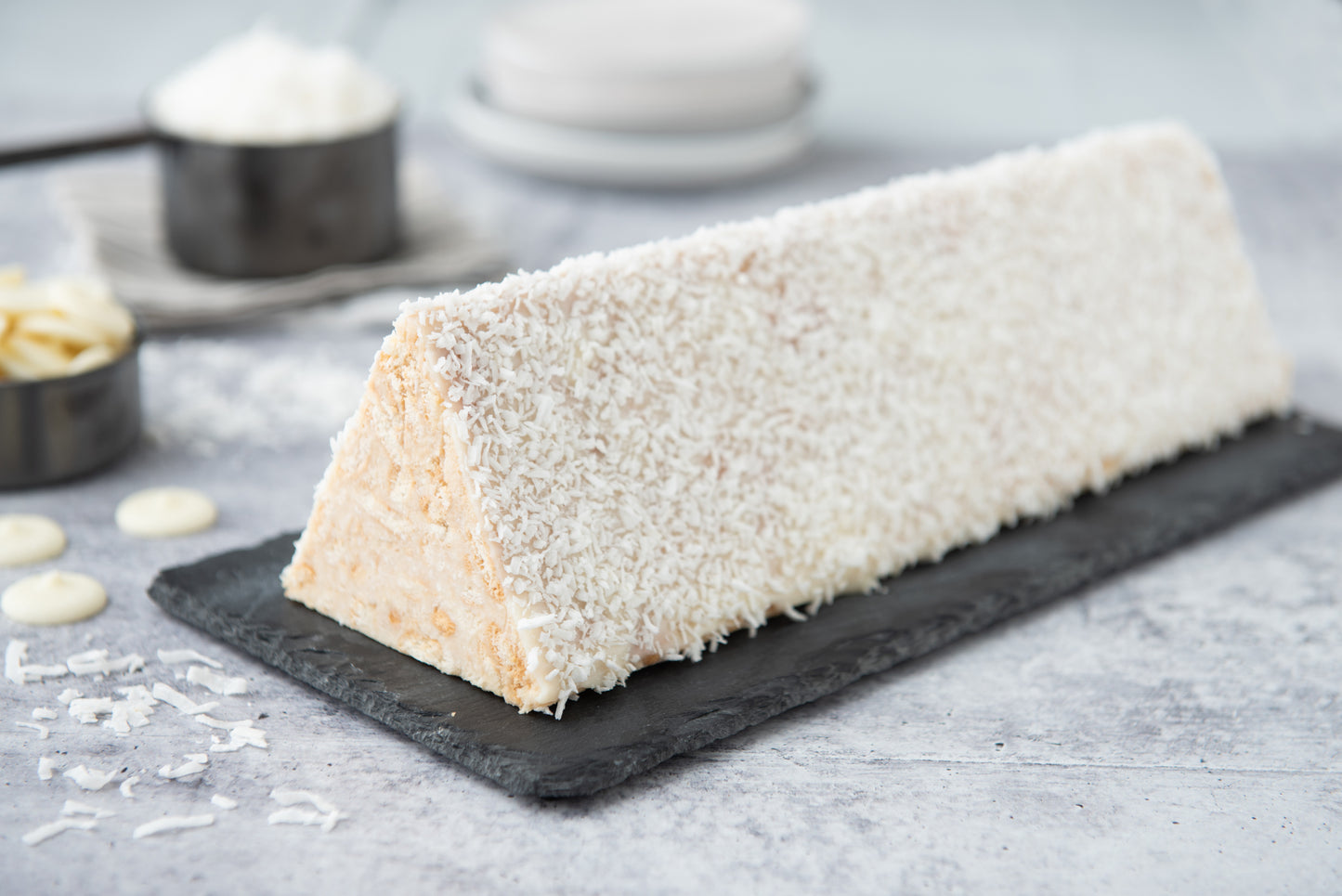 White Chocolate Mosaic Cake