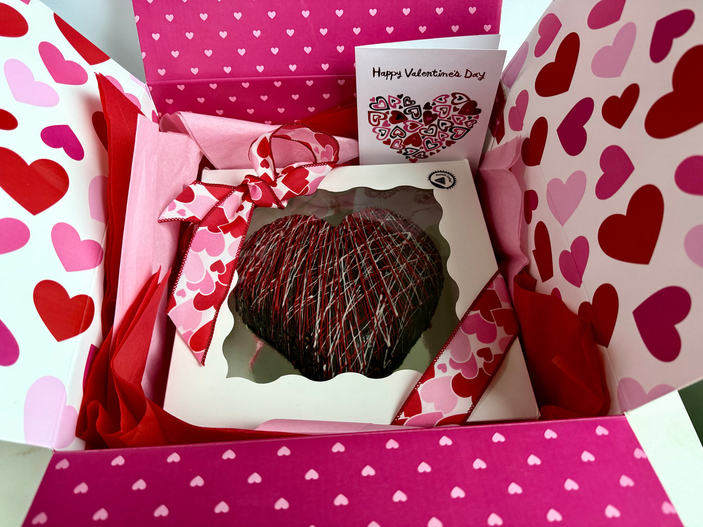 Valentine's Day Mosaic Cake